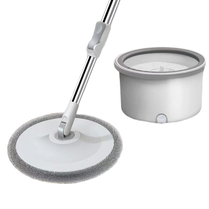 

Ленивая швабра с отжимом и разделением воды и грязи - Плоская швабра без рук 13 Sets/Box серый