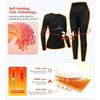 CHARMLEAKS Conjunto de Roupa Interior Térmica para Mulheres Calças Compridas Sem Costura Quente Camada Base Superior e Inferior Roupa de Esqui para Clima Frio