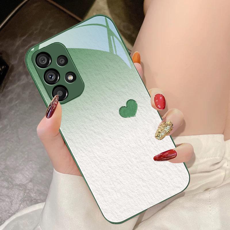 Beiwen Love Fioletowy Do Samsung Galaxy S10 4G S20 11E 30 S21 21Fe 22 S24 Pro S23 Ultra 5G S8 S9 Hartowane Szkło Etui na Telefon