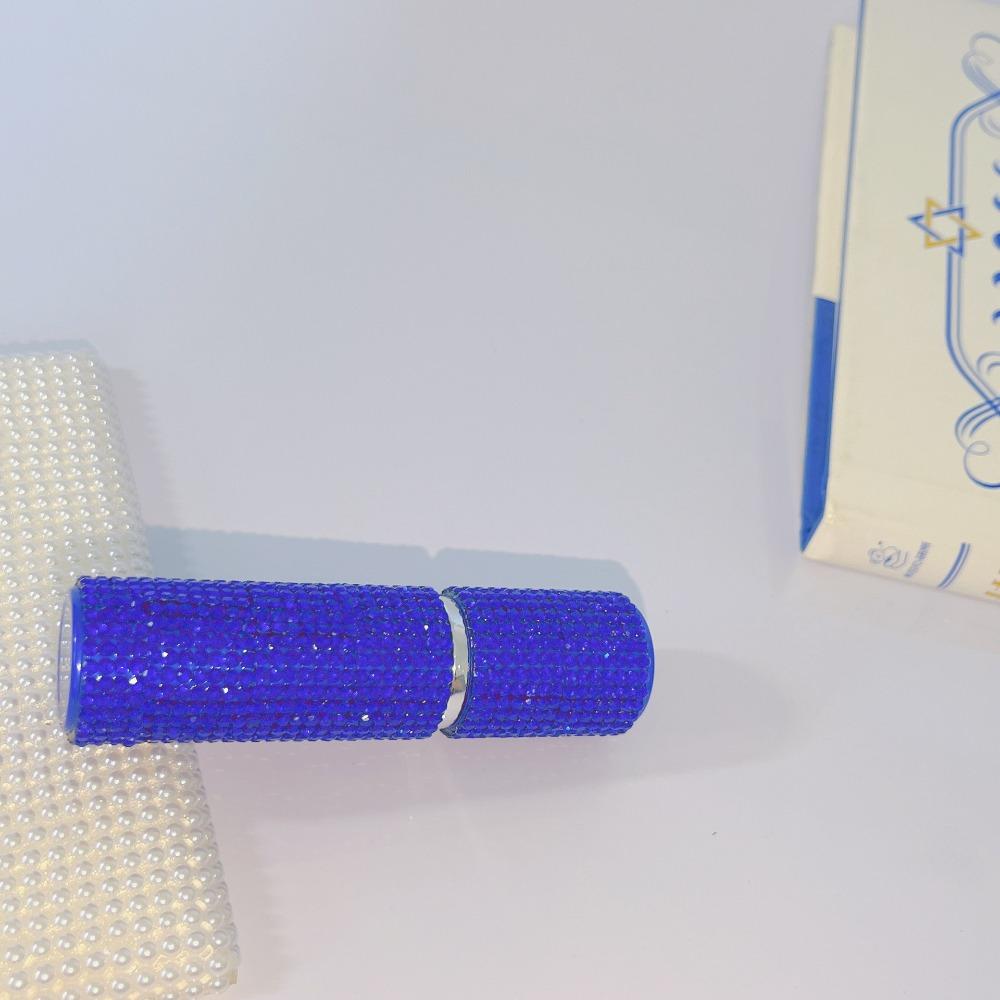 

Багаторазова пляшка з розпилювачем для духів, інкрустована стразами, пляшка з розпилювачем духів для подорожей Dark Blue