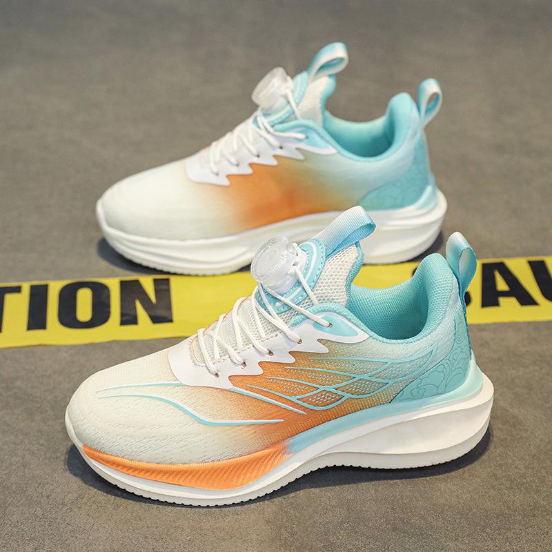 Boys shoes children's spring new 2025 sports leisure breathable fashion wear-resistant light elastic trend Korean version of sports shoes
