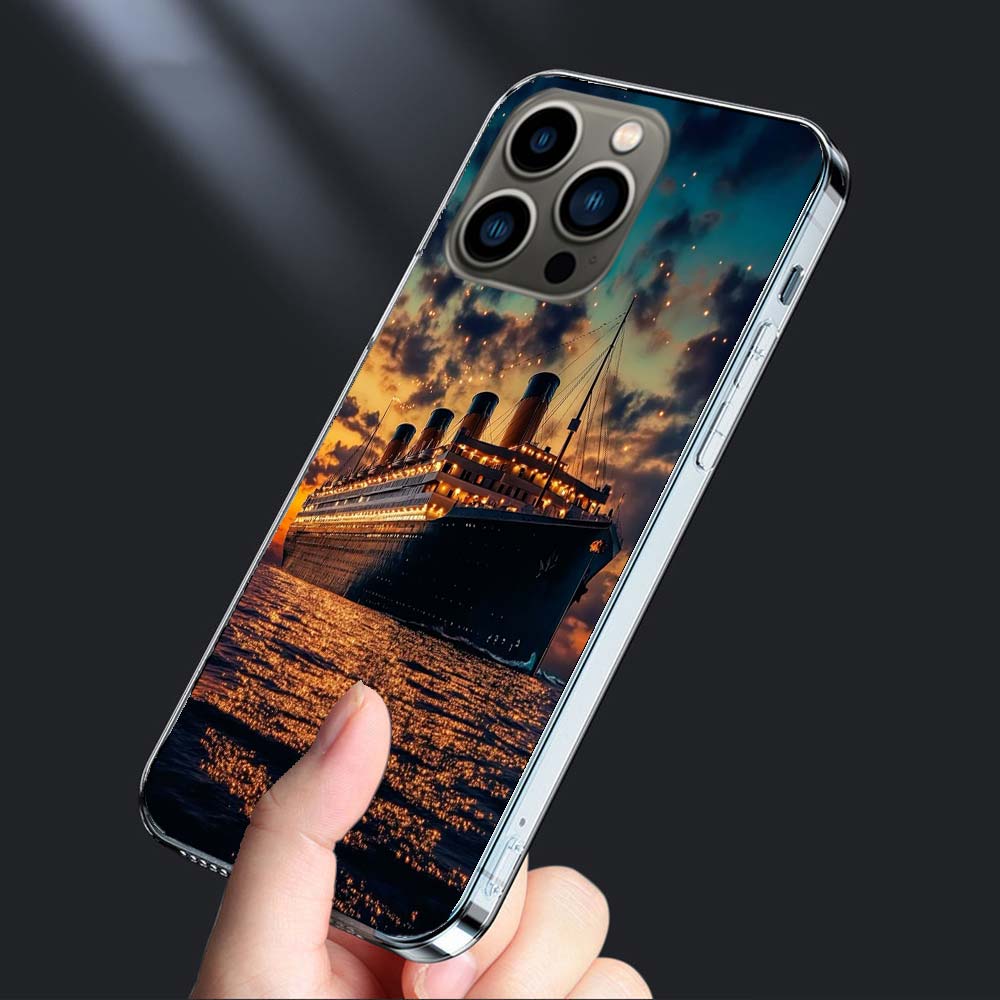 T-Titanics Movie Phone Case For Iphone 16E 15 Pro 14 Plus 17E 16 17 Pro Max Air 11 12 13 Mini Shockproof Capa Cute Cover TPU