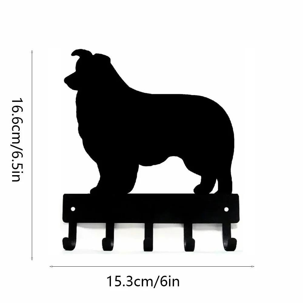 Rottweiler Key Leash Wall Hanger 22.9x23.8cm Pet Wall Art