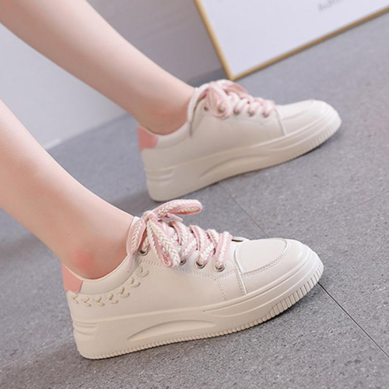 

fashion Women Platform Casual Shoes Height Increasing Chunky Sneakers for Youth Girls Outdoor Trainers Female Ladies Thick Sole Footwear