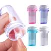French Manicure Transfer Tool Kit with Stamp & Scraper, Nail Stamp Tips, Easy Odorless Design Transfers, Suitable for Hands.