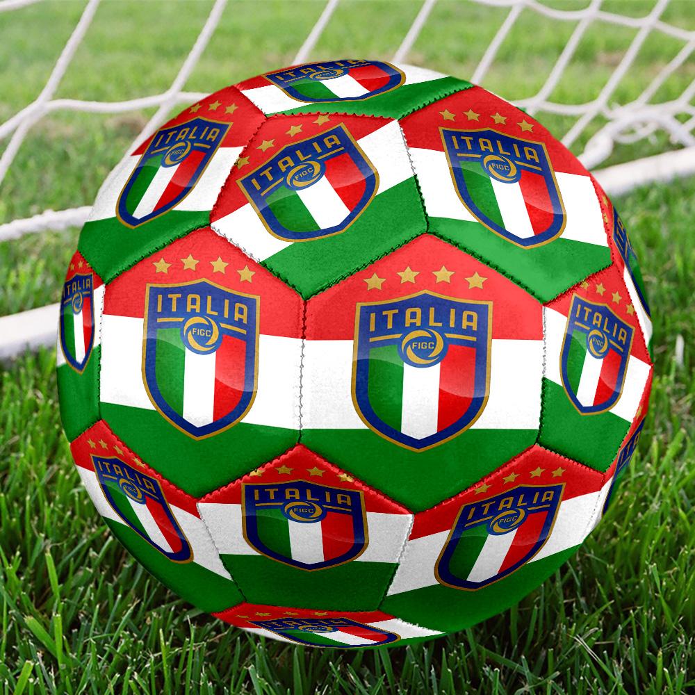 Italy Shield Design Printed Size 5 Soccer Balls, High-Quality, Anti-Slip, Protective Football, A Unique Gift , Birthdays, Christmas Gifts