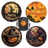 Pumpkin Halloween Wooden Trick Or Treat Decoration Haunted House Door Hangings