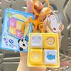 Electronic Mechanical Keyboard Keychain Fingertip Button Key Ring  Office Leisure Entertainment
