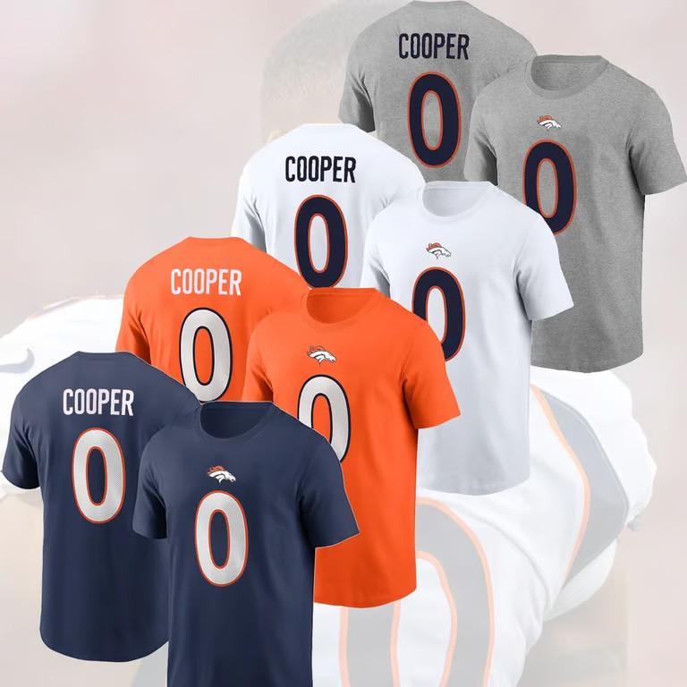 HOT SALE J. Cooper #0 Den. B. 2025 Player Name & Number Fan Gift Unisex T-Shirt S