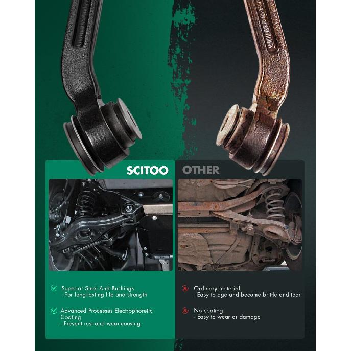 SCITOO 2pcs Front Sway Bar Link fit for Chevrolet Impala 00-13 for Buick Regal 97-04 Allure 05-09 for Pontiac Grand Prix 97-08 for Oldsmobile