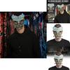 Black Myth Wukong Mask Fearsome Latex Half Face Halloween Costume Accessory Ideal For Role Play