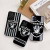 1 szt. 0-Oaklands R-Raiders Logo Etui na Telefon Dla IPhone 11 12 13 14 15 16 Pro Plus X XS MAX Matowy Zderzak Odporny na Wstrząsy Pokrowiec