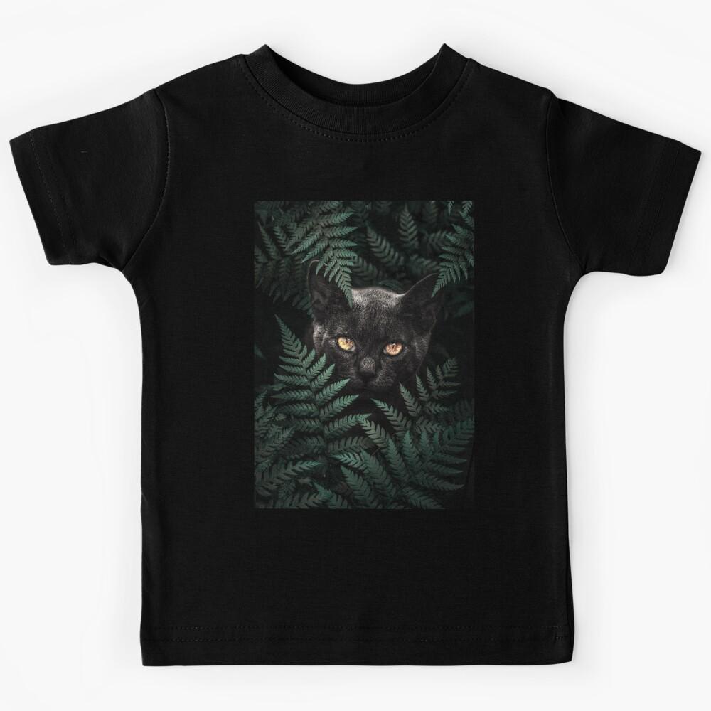 Yellow Eyes of Cat Kids T-Shirt 110