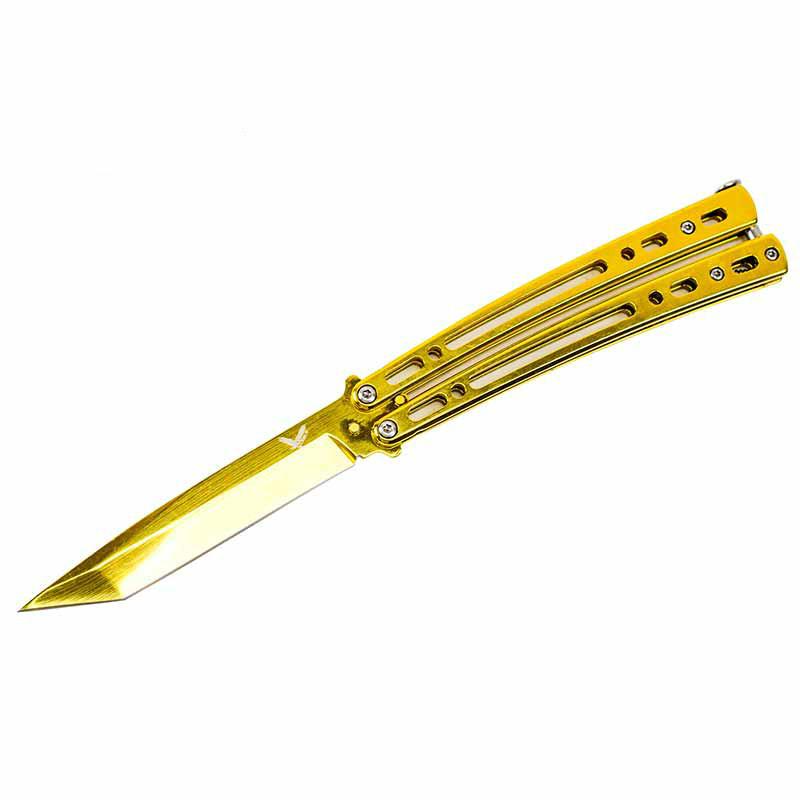 Samolepka na auto 10 stylů Butterfly Knife Osobní nálepka na auto Legrační 3D DIY škrábací obtisk 13 cm X 13 cm