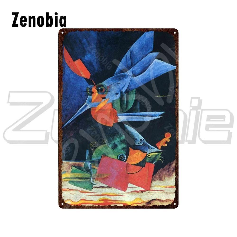 Retro metal tablolar, mobilya, oturma odası dekorasyonu 20x30cm