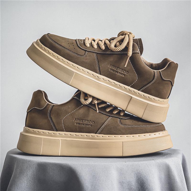 Men's Non-Slip Summer Skateboard Shoes - Wear-Resistant, Thick-Soled Sports Shoes for Teens (2024)