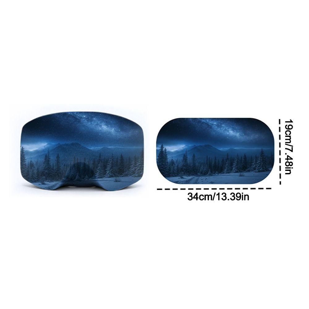 Scratch Protection Snowboard Goggle Cover Microfiber Material Protective Lens Cover  Ski Equipment