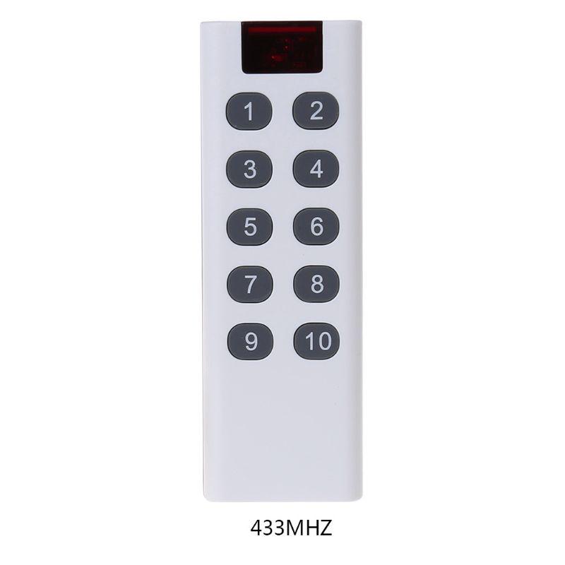 

Новый универсальный беспроводной обучающий код, цифровой пульт дистанционного управления, передатчик, 1/2/3/4/6/8/10 каналов, кнопки, клавиатура AK-7010TX 10
