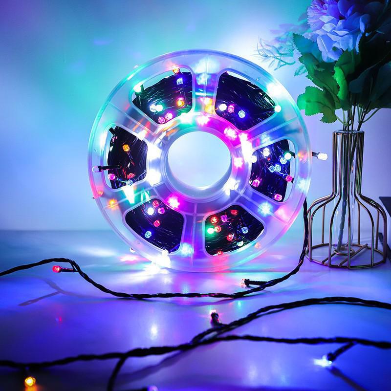 Starry Sky LED String Lights - Colorful, Waterproof, Solar-Powered Atmosphere Lights for Camping and Decoration