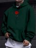 Rose Print, Apparel, Fashion Hoodie