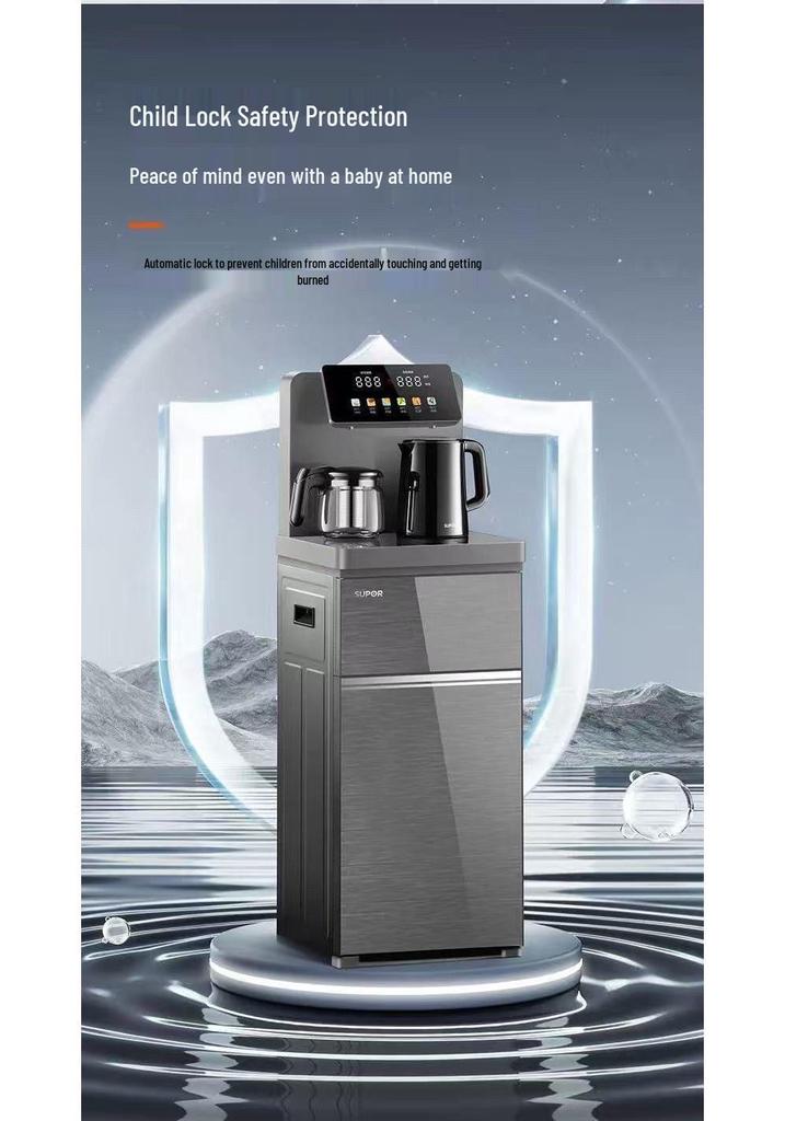 Supor SW-CBJ52 Tea Bar Smart Water Dispenser, Bottom-Loading, Warm & Hot Water for Home Use