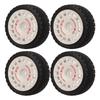 4 Pcs RC Car Tire Rubber Wheels High Wear Resistance Strong Cushioning 1Celsius10 RC On Road Tyres for
