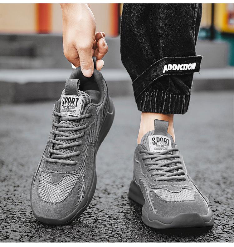 Autumn 2025 Men's Work Shoes: New Style Thick-Soled, Wear-Resistant Labor Protection Sneakers for Construction.