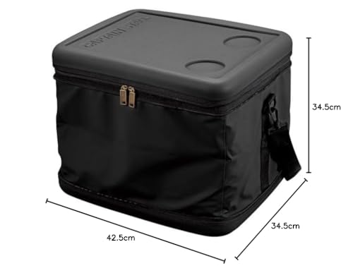 Kapten Stag (KAPTEN STAG) Superkall Kylväska, 43L Kapacitet, Hopfällbar, Matt Svart, UE-645