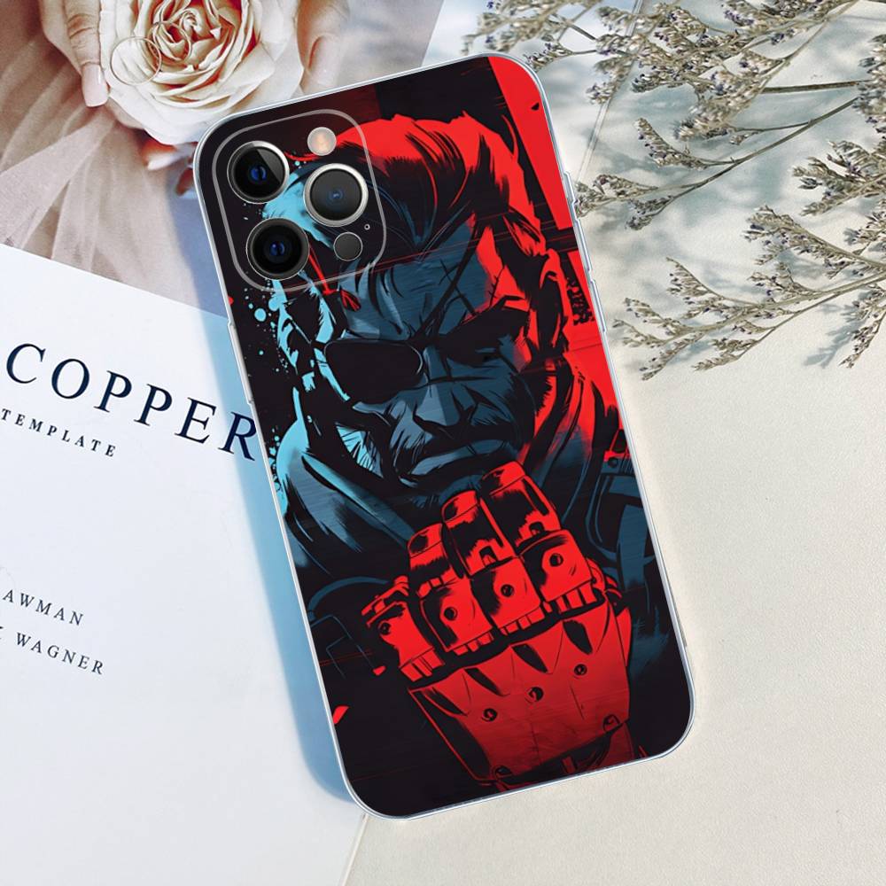 Popular Game M-Metal Classic G-Gear For IPhone 17 16 15 14 13 12 Mini 11 Pro Max Transparent Case