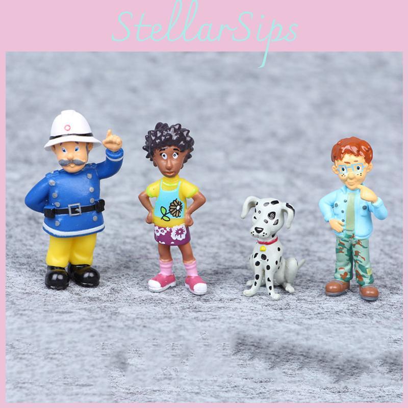 High Quality Sam Action Figure Toys 12pcs Set Fireman Playset Perfect Kids Gift Idea