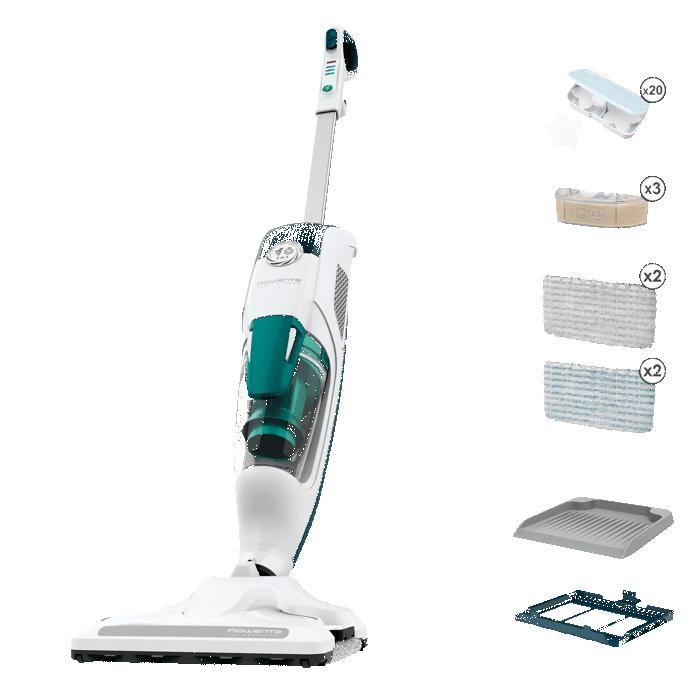 Rowenta Steam Cleaner, Vacuums and Steam Cleans at the Same Time RY7777WH