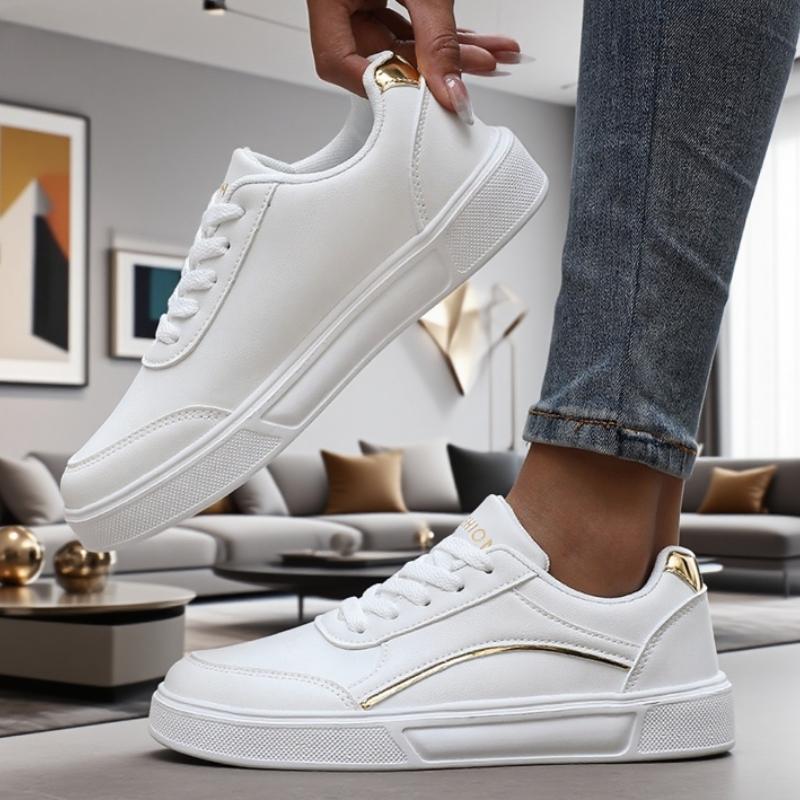 Women's Sneakers Fashion Breathable Flat Shoes Lightweight Soft Sole Walking Vulcanized Shoes Women Casual Training Board Shoes