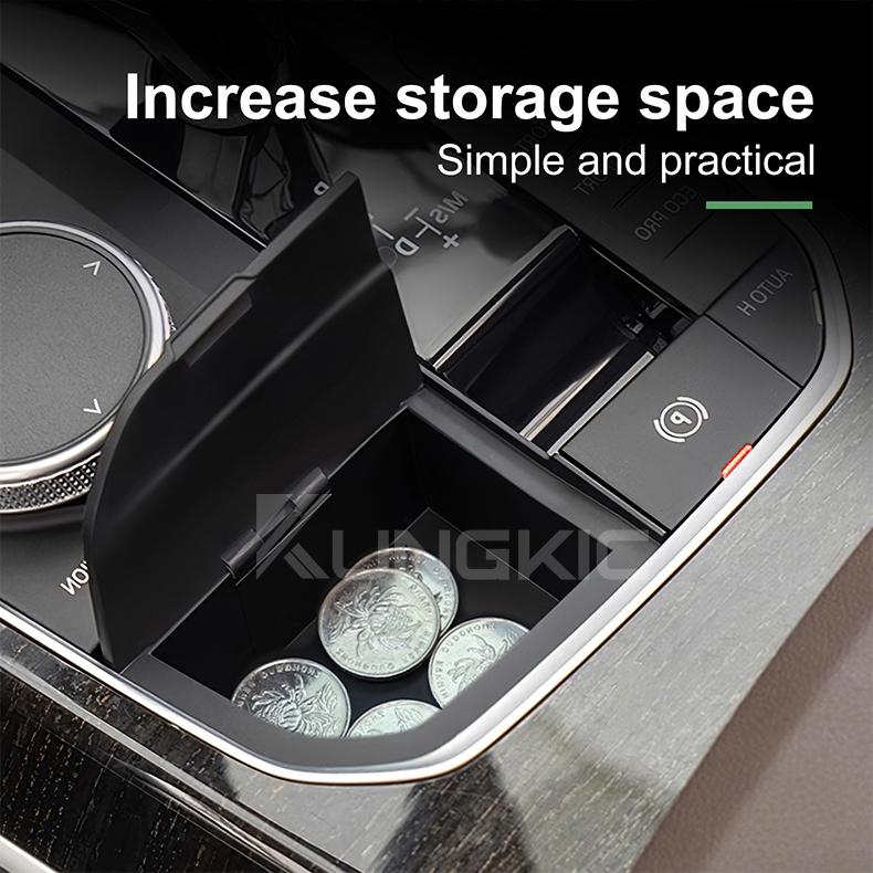 RHD Storage Box For BMW 2 3 4 Series F40 G20 G26 G01 G02 G05 G06 G07 I4 X3 X4 X5 X6 M4 Modification Car Console Gear Shift Lever