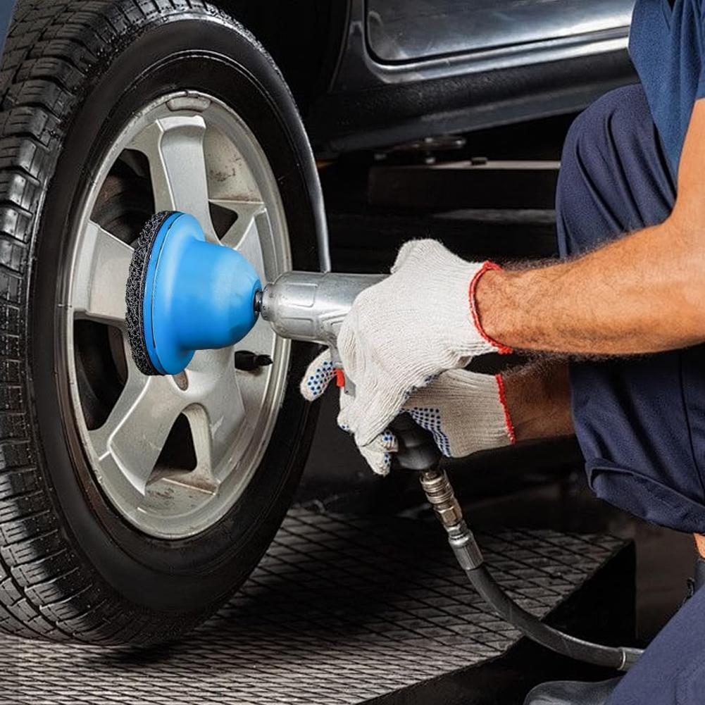 150mm Wheel Hub Grinder Silicon Carbide Disc Wheel Hub Resurfacing Kit Universal Hub Cleaner for Cars Caravans Sprinters