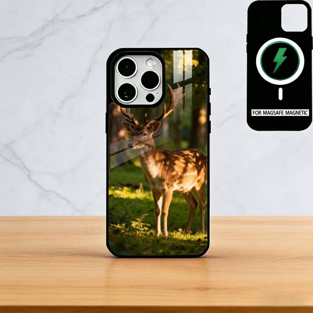 Deer Hunting Phone Case For iPhone17,16,15,14,13,12,11 Plus,Pro Magnetic with Magsafe Wireless Charging