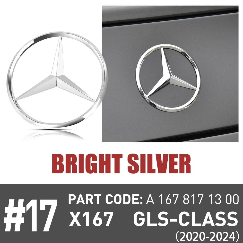 

Car Sticker For Benz Hot ABS Car Rear Decal Trunk Emblem Sticker Accessories For Mercedes Benz GLE ML GLK A GLS S class W166 X20