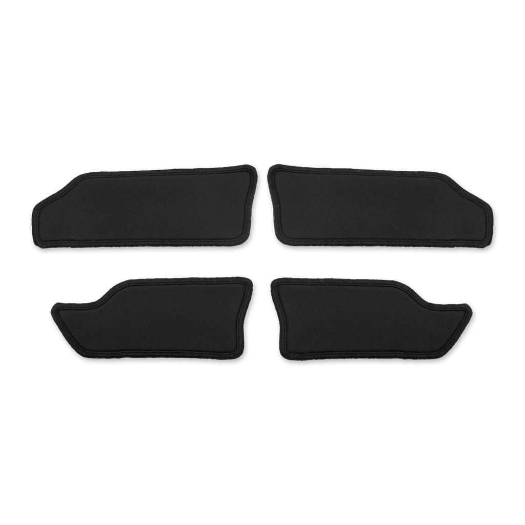 YOURS Jimny Nomad Kick Armrest Cover Set Black Made in Protective Medium Guards, 4-Piece (Black Leather-Like Fabric, Thread), Japan, Protector,