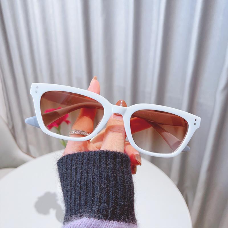 JYL TS Plain Frame Sunglasses Women UV Protection Fashion 98085