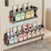 Retractable Magnetic Double-Layer Shoe Rack - Instant Suction, No Installation Needed, Ideal Entryway Organizer, New Model.