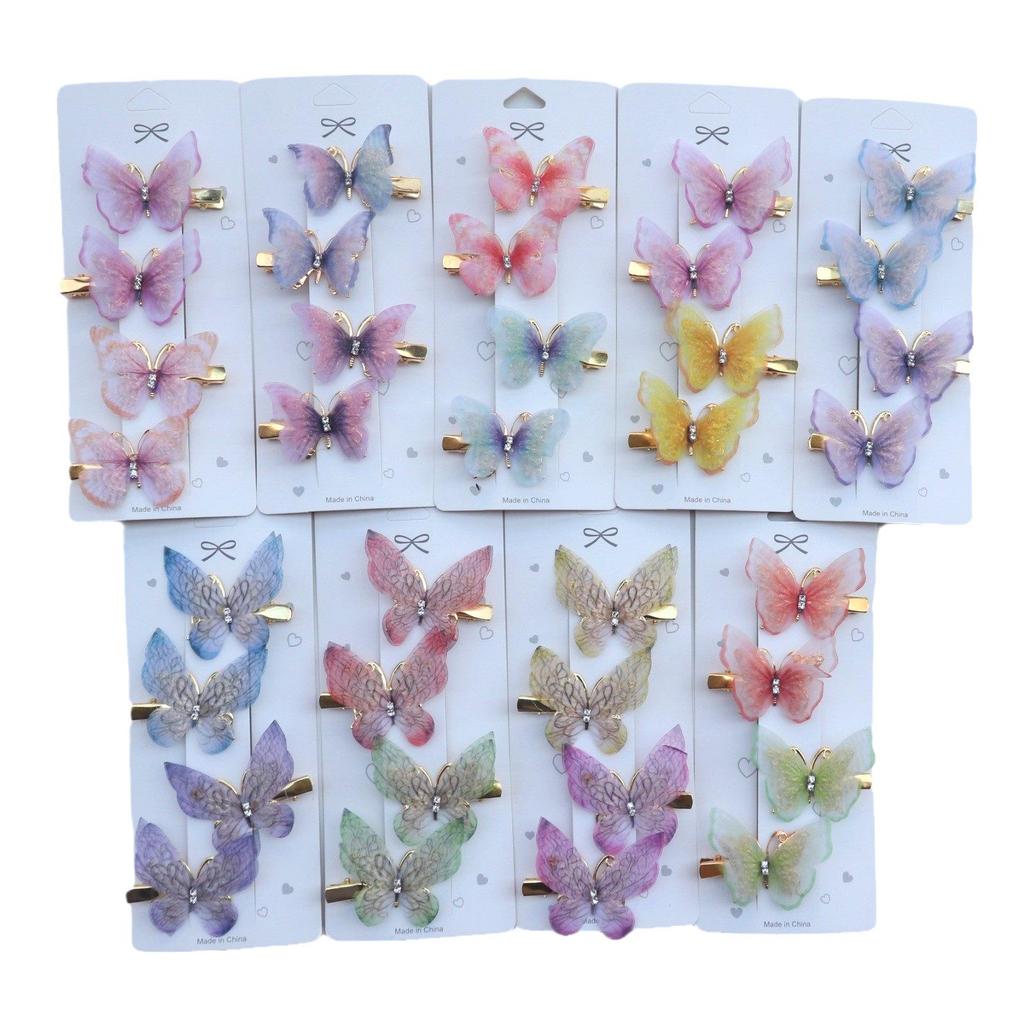 Princess Fairy Butterfly Hair Clips – Cute Children's Hair Accessories, Bangs & Side Clips