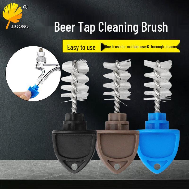 Fruit Fly-Proof Dustproof Nozzle & Beer Tap Cleaning Brush