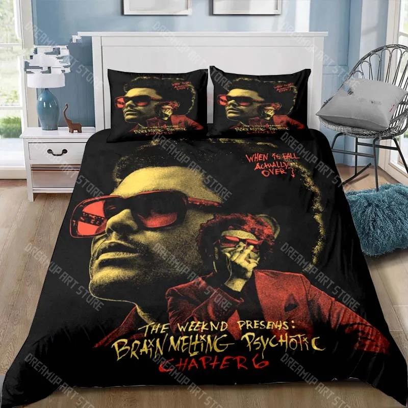 Xo The Weeknd All Season Twin Bedding Set 3 Piece Comforter Set Bed Duvet Cover Double King Bedding Set