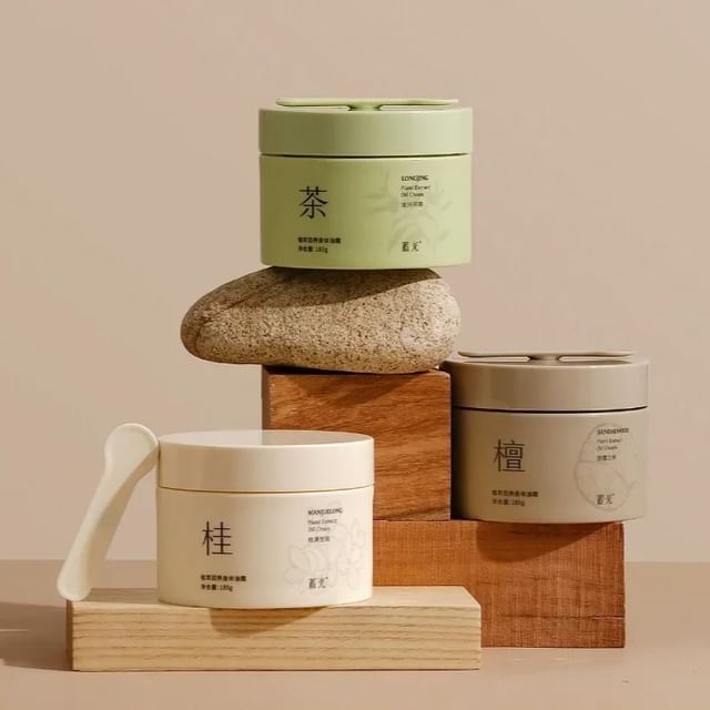 TO GLOW - Plant Extract Body Oil Cream - 3 Flavors MANJUELONG - 185g