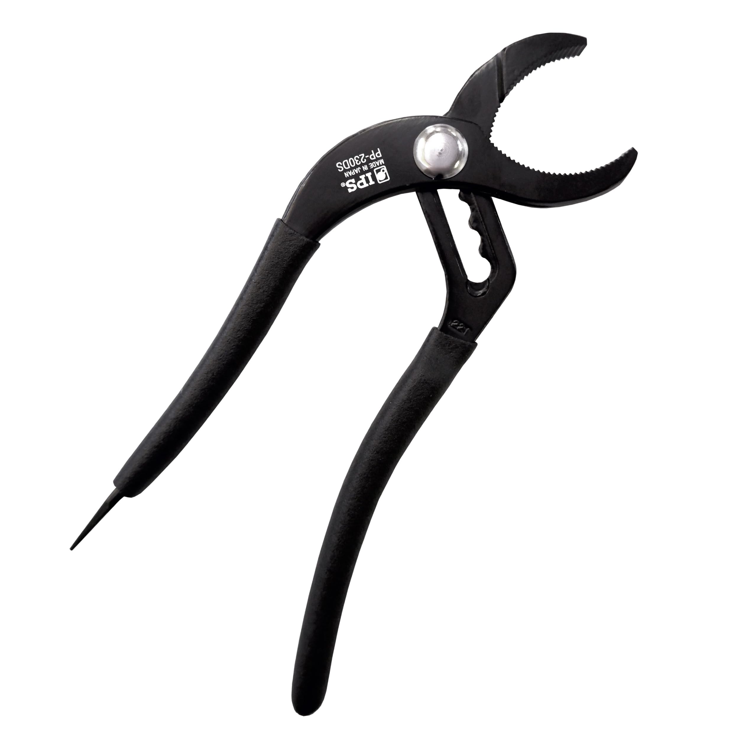 

Клещи для труб IPS PLIERS EX 230 мм Максимальное раскрытие 76 мм Сделано в Японии, усовершенствованная версия, которая может надежно захватывать даже толстые трубы PP-230DS [An трубы!] чёрный