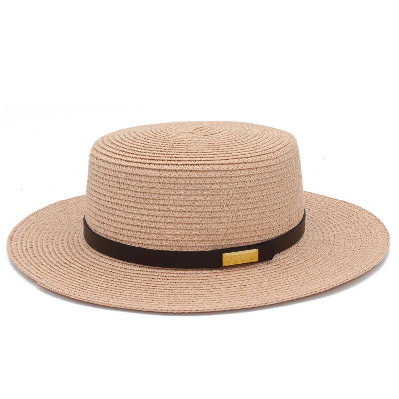 Hot-selling Women's Dome Fashion Top Hat Simple Vacation Beach Sun Protection Hat Versatile Sun Hat Straw Hat