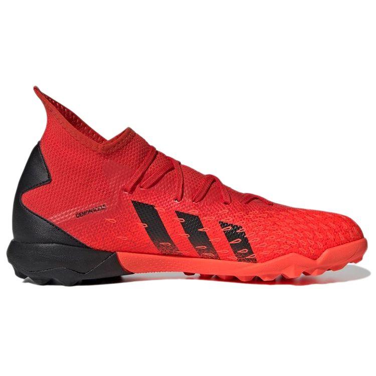 Adidas Predator Freak.3 TF Demonscale - Solar Red Unisex Sneakers Core-Black FY6311