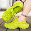 Men Beach Clogs 2026 Summer Soften Garden Clogs For Women Plain Sandals Comfortable Casual Lace Shoes Unisex