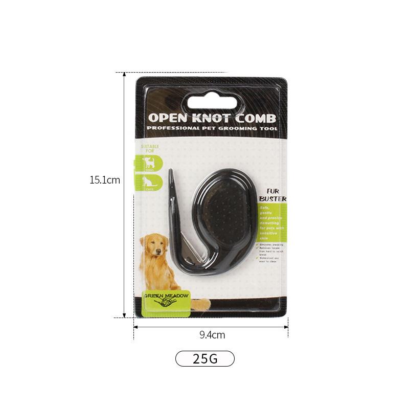 Pet Hair Removal Comb for Cats and Dogs - Detangling & Grooming Tool