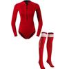 Women's 2mm Macaron Long Sleeve One-Piece Wetsuit