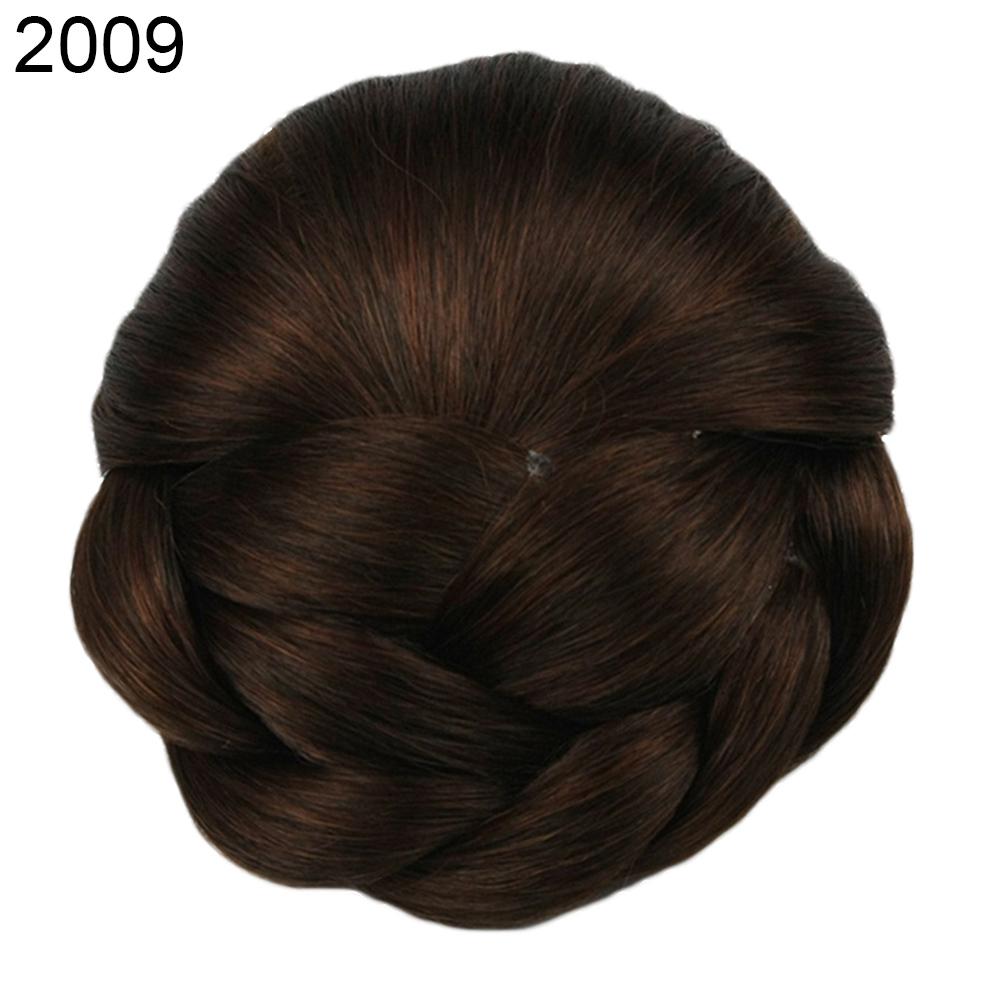 

Синтетические плетеные женские прически, булочка, удлиненный хвост с пони 2009